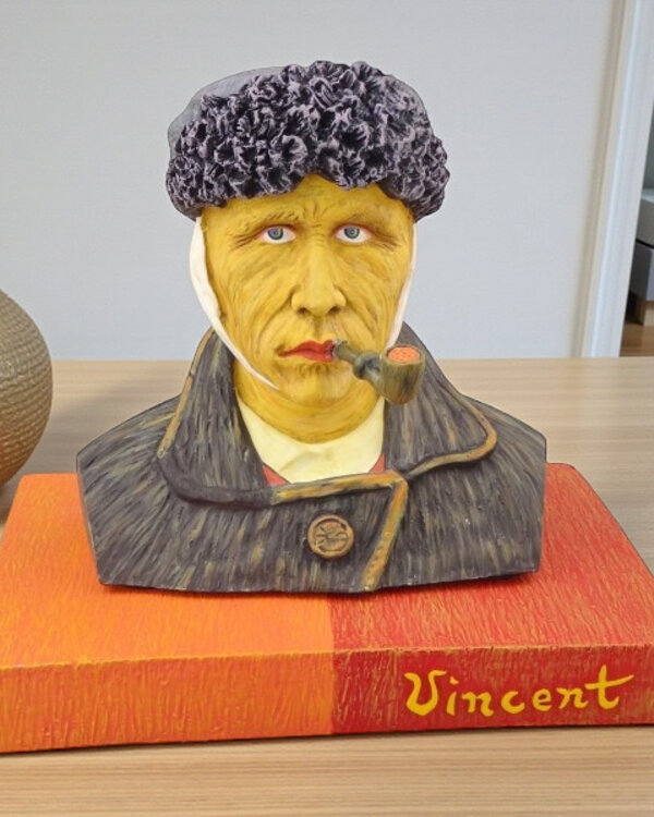 Vincent van Gogh Beeld Vincent van Gogh met pijp