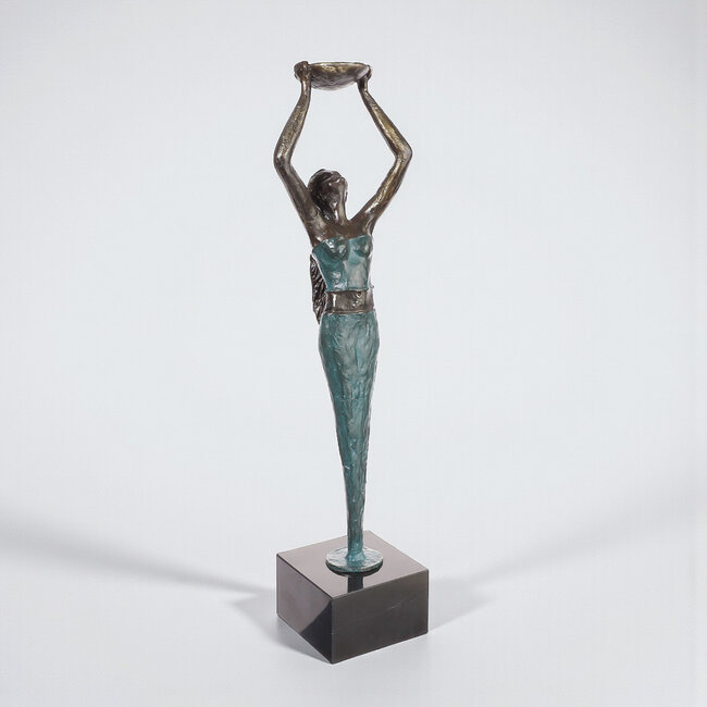 Ger van Tankeren Sensation. Verbronsd beeldje. Vrouwelijk.