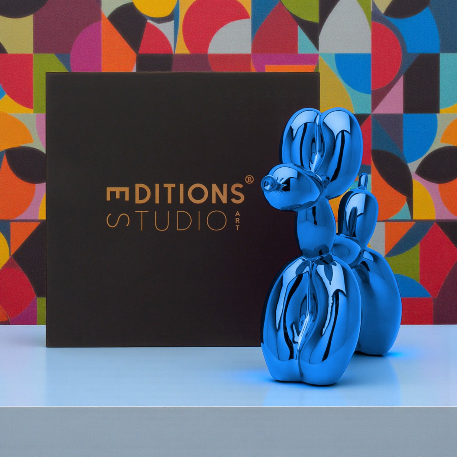 Jeff Koons (After) – Balloon Dog (L) Blauw - Kunstpakket Nederland