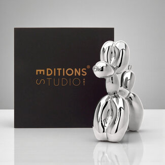 Jeff Koons Jeff Koons (After) – Balloon Dog (L) Zilver Jeff Koons Jeff Koons (After) – Balloon Dog (L) Zilver