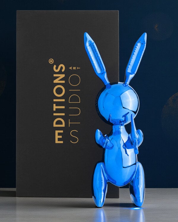 Jeff Koons Jeff Koons Blue Rabbit XL