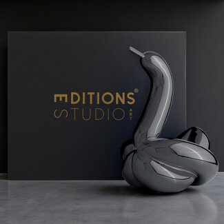Jeff Koons Jeff Koons (After) – Swan (L) Editions Studio Art – Zwart