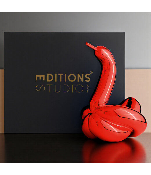 Jeff Koons Jeff Koons (After) – Swan (L) Editions Studio Art – Rood