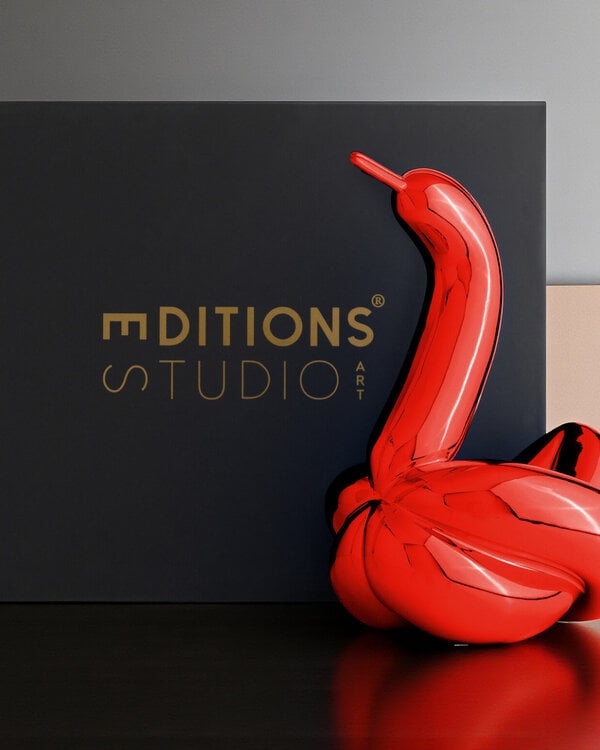 Jeff Koons Jeff Koons (After) – Swan (L) Editions Studio Art – Rood