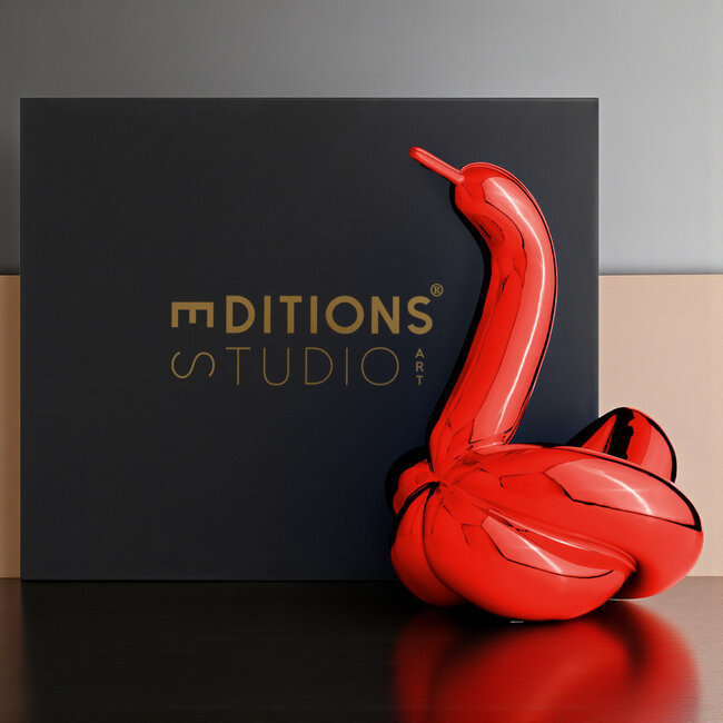 Jeff Koons Jeff Koons (After) – Swan (L) Editions Studio Art – Rood