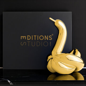 Jeff Koons Jeff Koons (After) – Swan (L) Editions Studio Art – Goud
