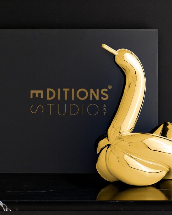 Jeff Koons Jeff Koons (After) – Swan (L) Editions Studio Art – Goud