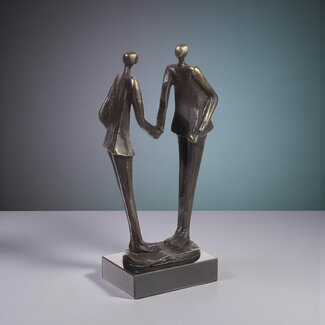 Ger van Tankeren Bronzen beeld Agreement