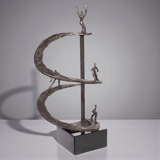 Ger van Tankeren Beeld Positieve Spiraal 39 cm hoog (incl. verzenden)