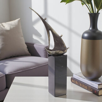 Ger van Tankeren Bronzen beeld Global