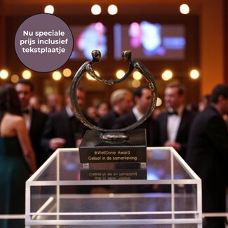 Mark Brouwers Kunstpakket Beeld elkaar bedanken (prijs is inclusief tekstplaatje)