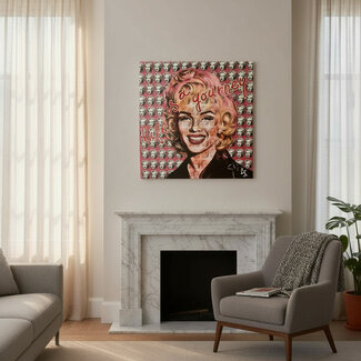 Lianne Schotman Schilderij Marilyn Monroe van Lianne Schotman