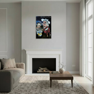 Herman Brood Heartbreak Hotel – Herman Brood (gesigneerde giclée op linnen)