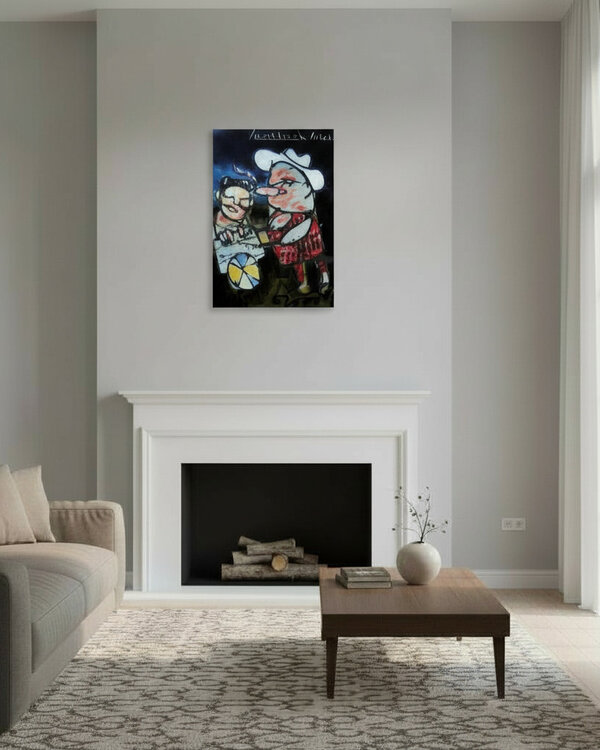 Herman Brood Heartbreak Hotel – Herman Brood (gesigneerde giclée op linnen)