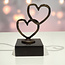 Ger van Tankeren Beeldje 2 hartjes 1 liefde verbronsd