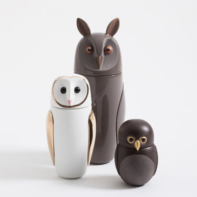 Keramiek handgemaakt Bosa  Keramiek uil klein (vaas)van Bosa Italie