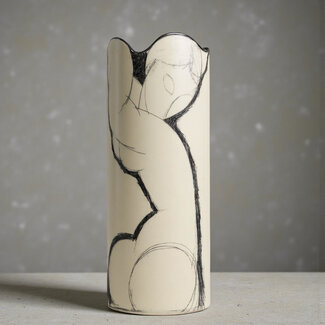Amedeo Clemente Modigliani  Vaas naar Amedeo Modigliani - Kariatide