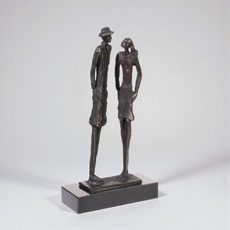 Ger van Tankeren Bronzen beeld In overleg