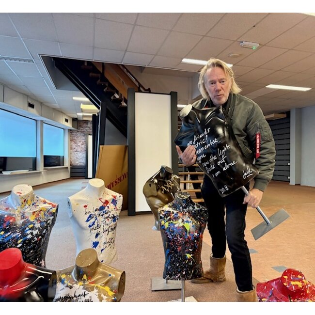 Jack Liemburg  Torso Black Extra handgeschilderd van Jack Liemburg