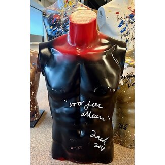 Jack Liemburg  Jack Liemburg Torso Black Red handgeschilderd