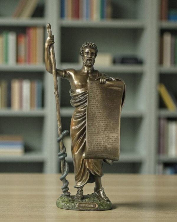 Hippocrates beeld - vader van geneeskunde