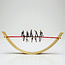 Corry Ammerlaan Beautiful people in communication - sculptuur 5 personen