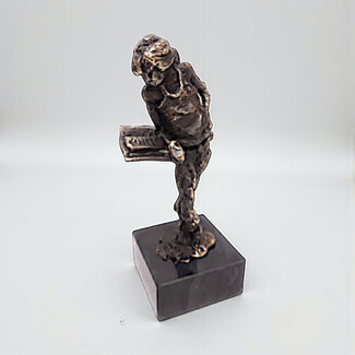 Ger van Tankeren De Spreker | Lezend Meisje Verbronsd beeld