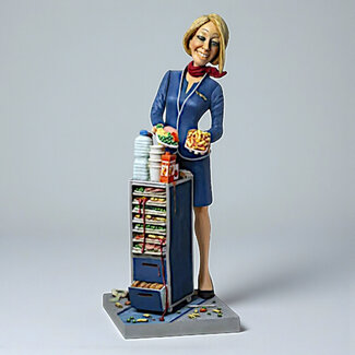 Guillermo Forchino beelden Guillermo Forchino - de Stewardess