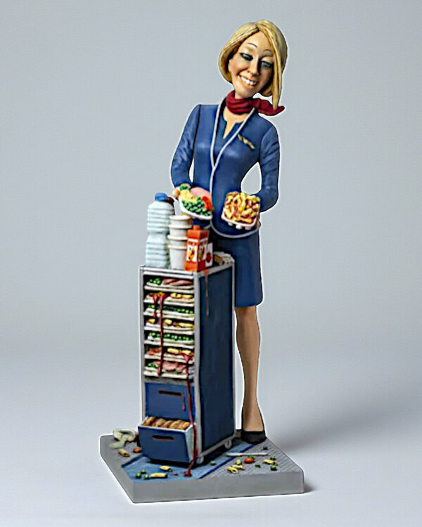 Guillermo Forchino beelden Guillermo Forchino - de Stewardess