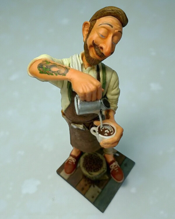 Guillermo Forchino beelden Beeld Barista van Forchino(incl. verzending)