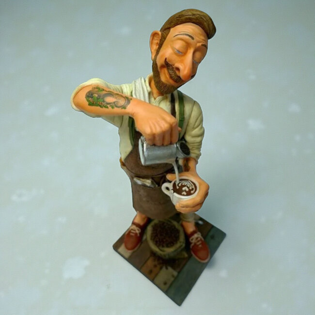 Guillermo Forchino beelden Forchino Barista beeld van Kunstpakket