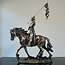 Jeanne d'Arc  - Beeld 28 cm hoog bronskleurig