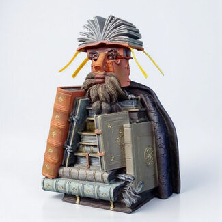 Kunsthars beeldje - Arcimboldo – Bibliotecario