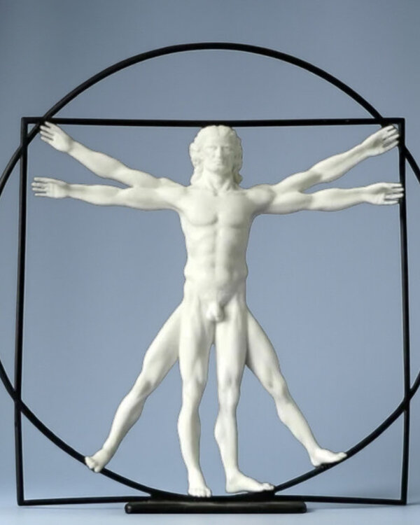 De Man van Vitruvius - Da Vinci