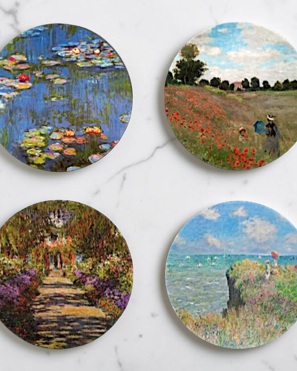 Claude Monet Onderzetters naar Claude  Monet