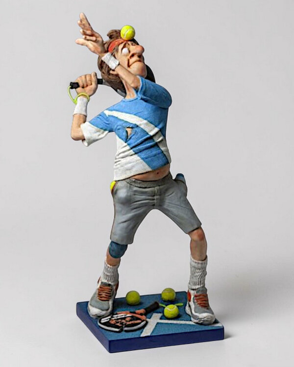 Guillermo Forchino beelden Padelspeler – Exclusief Kunstbeeld 46 cm