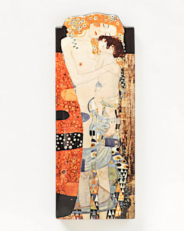 Gustav Klimt Vaas porselein naar Klimt - Three ages of a woman(incl. verzending)