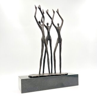 Corry Ammerlaan Bronzen sculptuur Applaus incl. geschenkverpakking