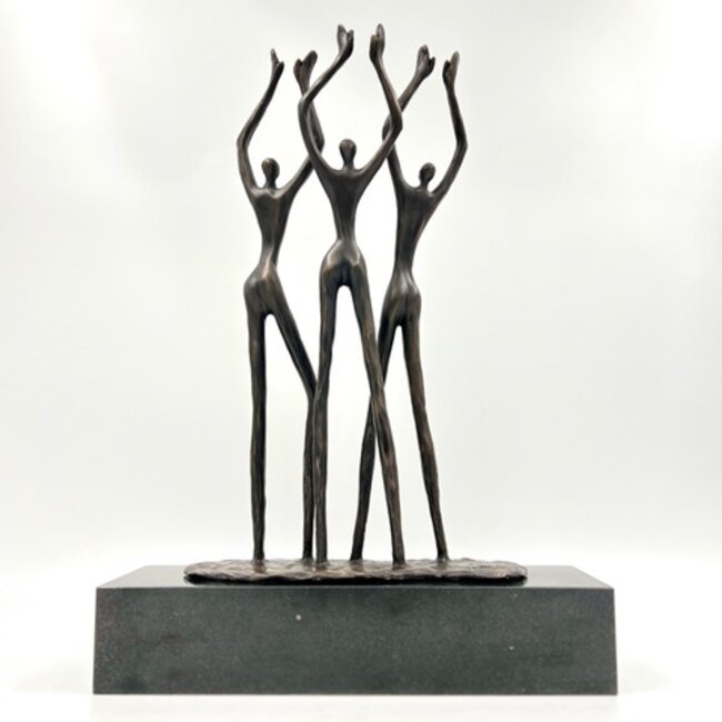 Corry Ammerlaan Applaus bronzen beeld