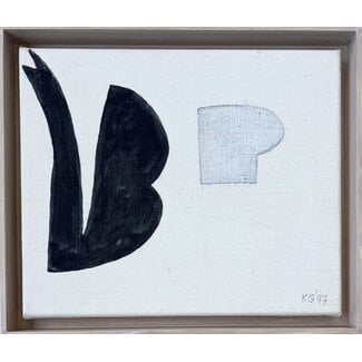 Klaas Gubbels Klaas Gubbels origineel olieverf op doek uit 1997