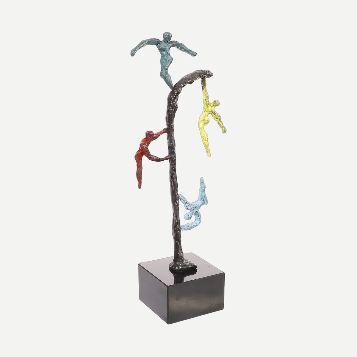 Ger van Tankeren Kleurrijk bronzen sculptuur - Kleur je leven!
