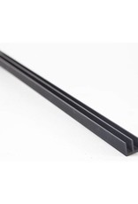 Glass rails 4mm H  - 100cm