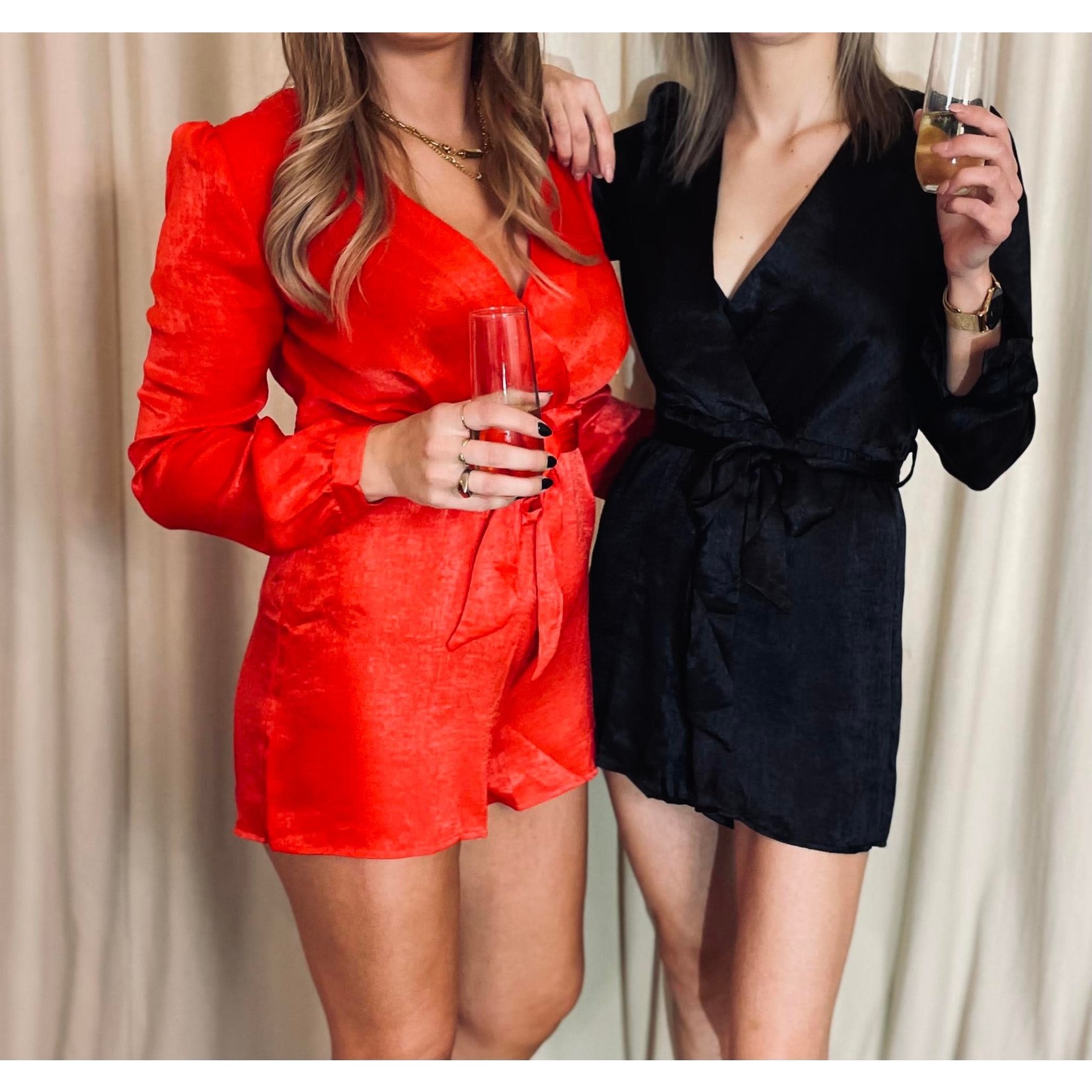 Playsuit luck red