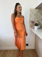 strap dress Kima oranje