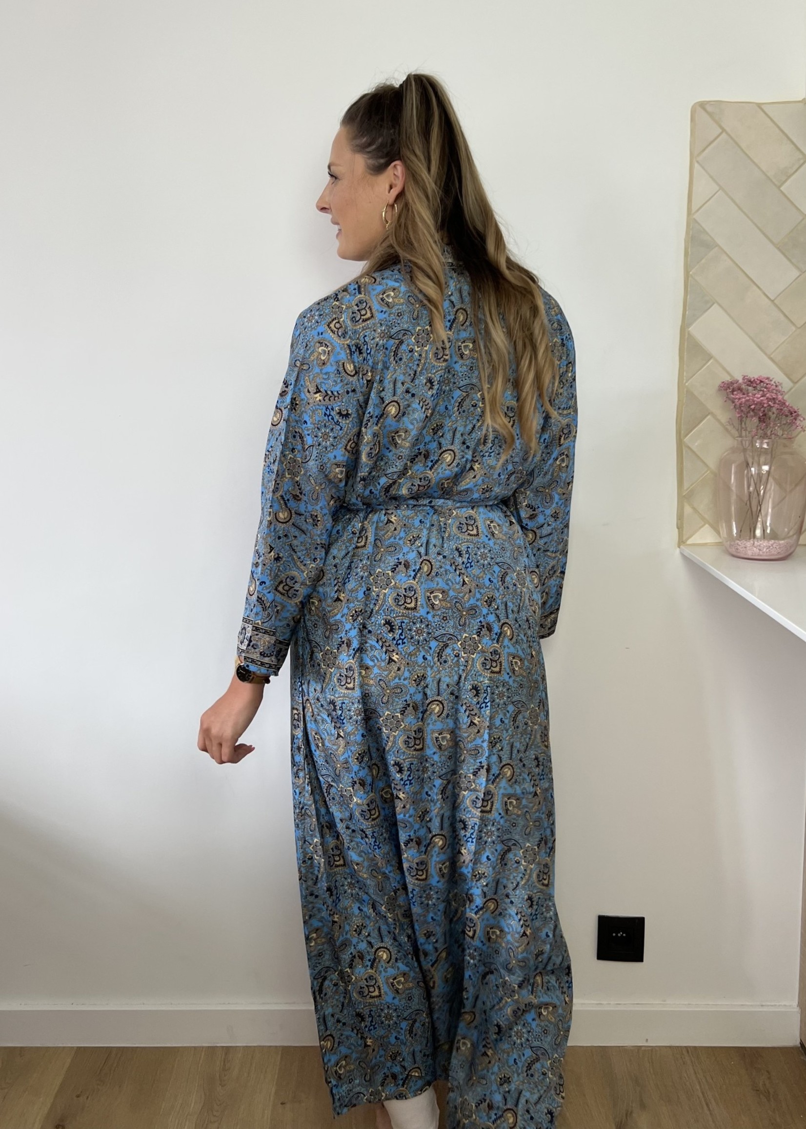 024 blauw kimono