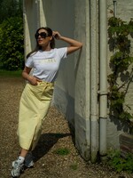 LOTdaph denim skirt  yellow