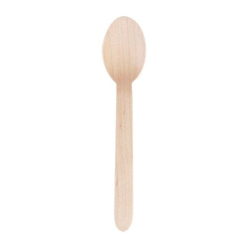 Fiesta Łyżka deserowa jednorazowa drewniana | 100 szt. | 17cm
