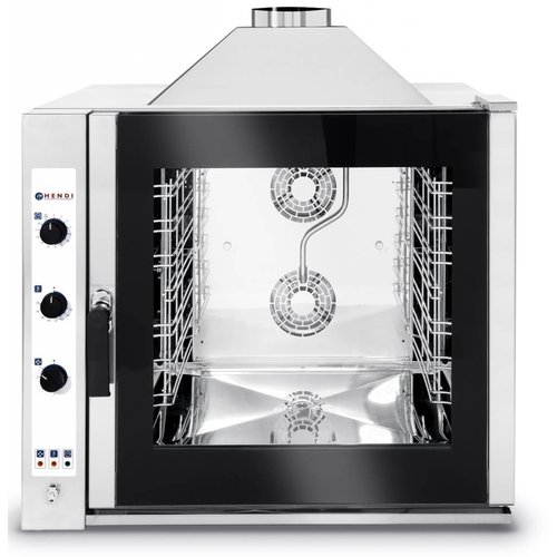 Hendi The combi steamer 7 x GN1 / 1 | gas | manual control | 230 | 13 + 0,5kW
