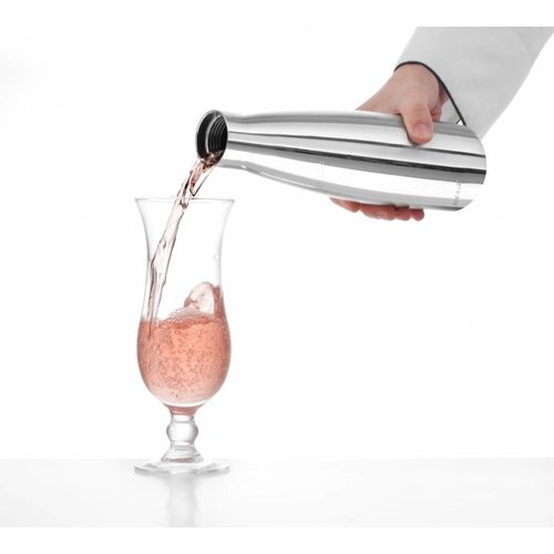 Hendi Soda Splash - do przygotowywania wody sodowej i napojów gazowanych | 0,75L | stal nierdzewna
