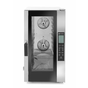 Hendi Piec konwekcyjno-parowy kompaktowy 10 x GN 1/1 | elektryczny- sterowanie elektroniczne | 15,4kW Hendi Piec konwekcyjno-parowy kompaktowy 10 x GN 1/1 | elektryczny- sterowanie elektroniczne | 15,4kW